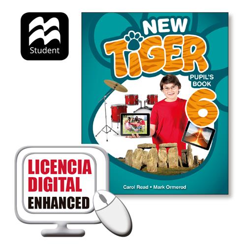 e: New Tiger Enhanced 6 Digital Pupils Book Pack