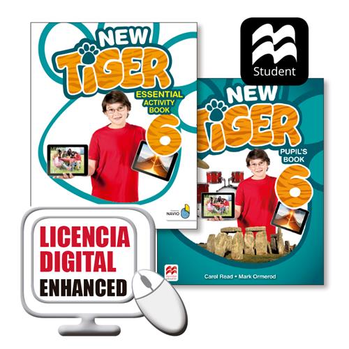 e: New Tiger Enhanced 6 Digital Pupils&Essential Activity Pack