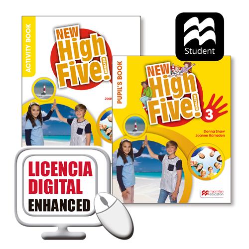 e: New High Five! Enhanced 3 Digital Pupils&Activity Pack