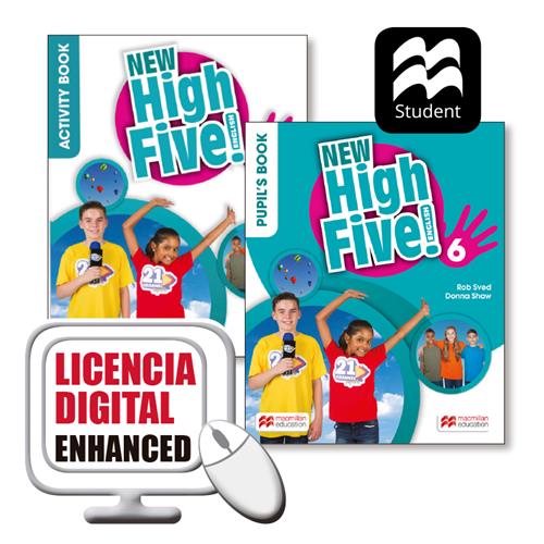 e: New High Five! Enhanced 6 Digital Pupils&Activity Pack