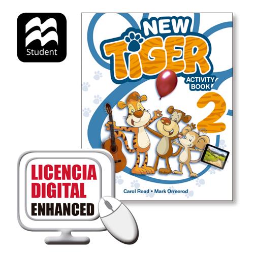 e: New Tiger Enhanced 2 Digital Activity Book Pack