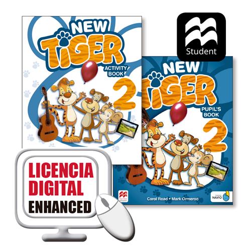 e: New Tiger Enhanced 2 Digital Pupils&Activity Pack