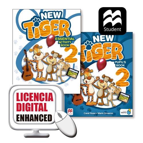 e: New Tiger Enhanced 2 Digital Pupils&Essential Activity Pack