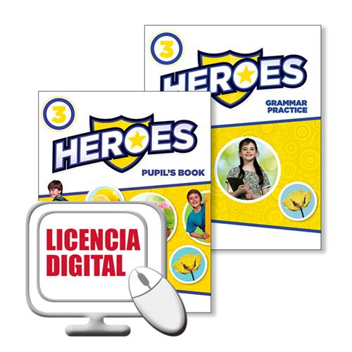 e: Heroes 3 Digital Pupil#s Book with Pupil´s Practice Kit