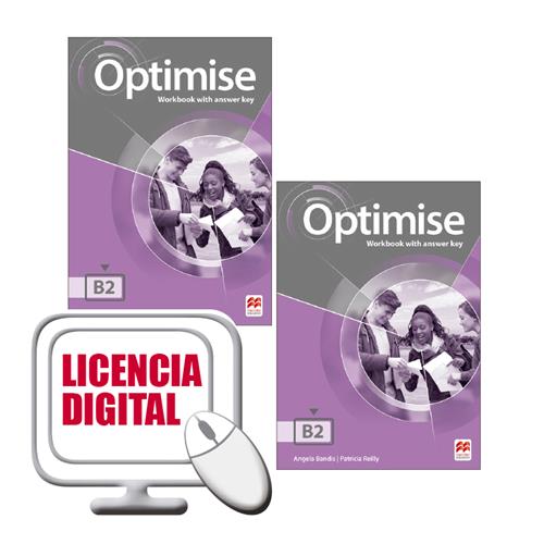 OPTIMISE B2 Workbook with  key and Digital Workbook