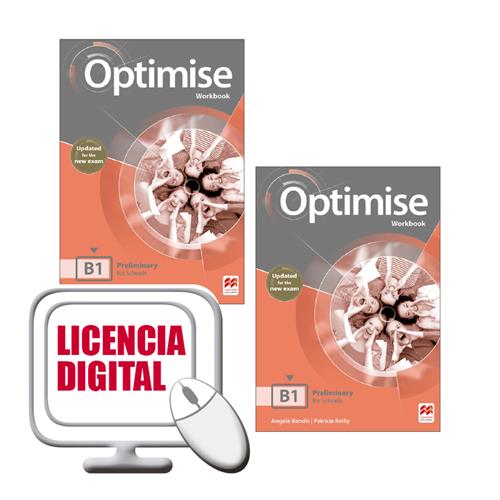 OPTIMISE B1 Workbook without key and Digital Workbook