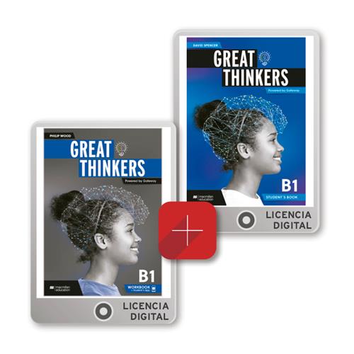 e: GREAT THINKERS B1 Digital Student´s Book and Digital Workbook