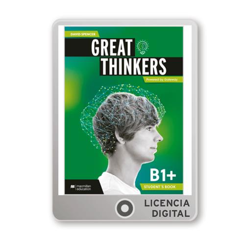 e: GREAT THINKERS B1+ Digital Student´s Book