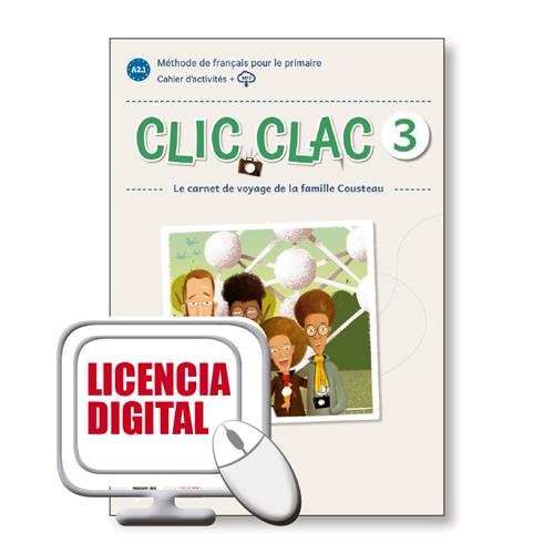 e: Clic Clac 3 Cahier numerique (Licencia Digital Blink)