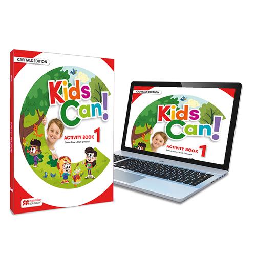 KIDS CAN! 1 Activity Book Capital Letters:cuaderno actividades versión MAYÚSCULA impreso y digital