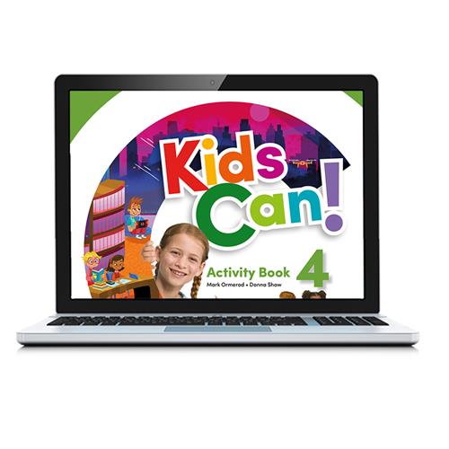 e:  KIDS CAN! 4 Activity Book: Cuaderno de actividades + revista de actividades