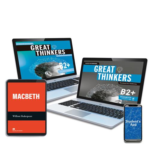 GREAT THINKERS B2+ Student´s Book, Workbook, eReader & Student´s App: libro y cuaderno digital & app