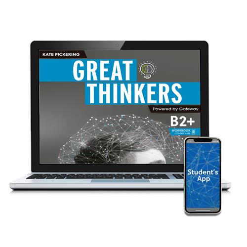 e:  GREAT THINKERS B2+ Workbook y Student´s App: cuaderno de actividades digital y app del alumno