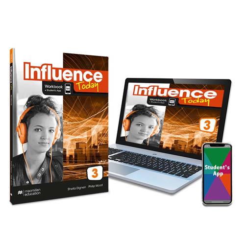 INFLUENCE TODAY 3 Workbook, Competence Evaluation Tracker y Student´s App