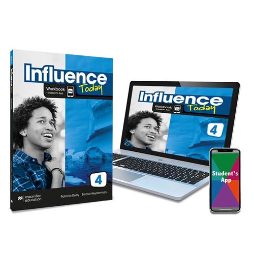 INFLUENCE TODAY 4 Workbook, Competence Evaluation Tracker y Student´s App