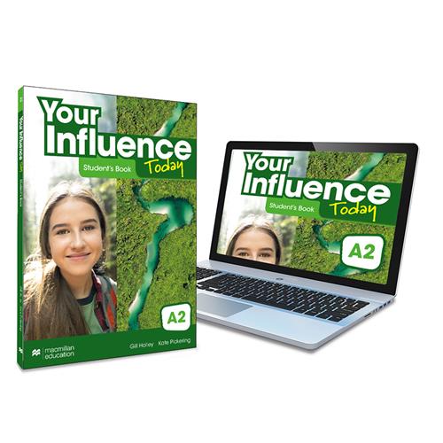 YOUR INFLUENCE TODAY A2 Student´s book: libro de texto y versión digital (licencia 15 meses)