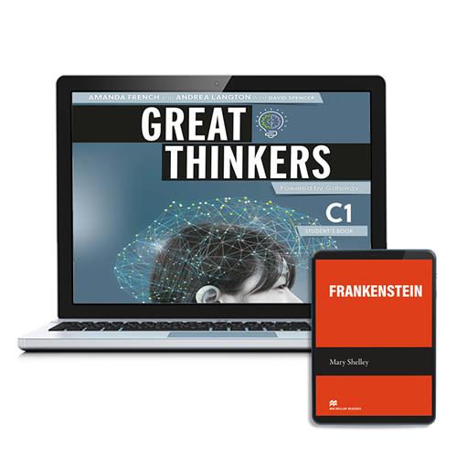 e:  GREAT THINKERS C1 Student´s book & eReader: libro de texto digital y lectura (licencia 15 meses)