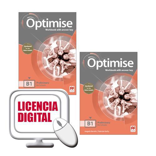 OPTIMISE B1 Workbook with key and Digital Workbook