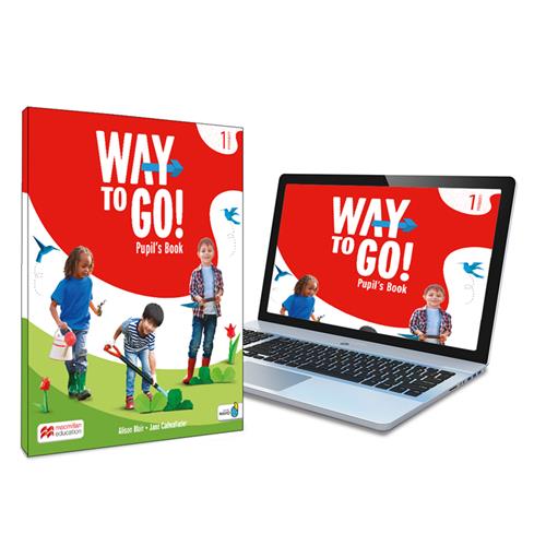 Way to Go! 1 Pupils Book: libro de texto de inglés impreso con acceso a la versión digital