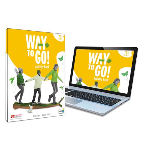 Way to Go! 3 Activity Book: Cuaderno de actividades impreso con acceso a la versión digital