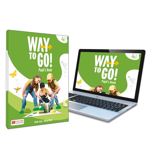 Way to Go! 4 Pupils Book: libro de texto de inglés impreso con acceso a la versión digital