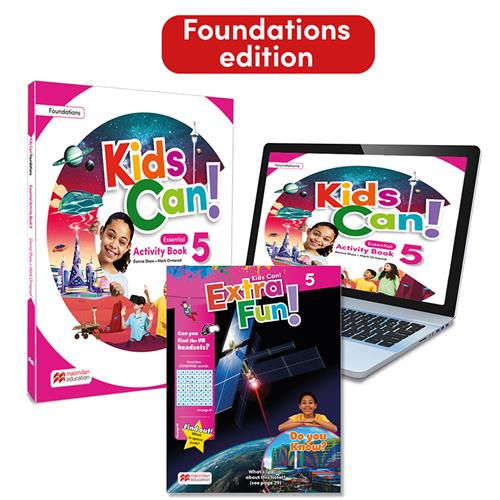 KIDS CAN!  Foundations 5 Essential Activity Book & Extra Fun: con acceso a la versión digital