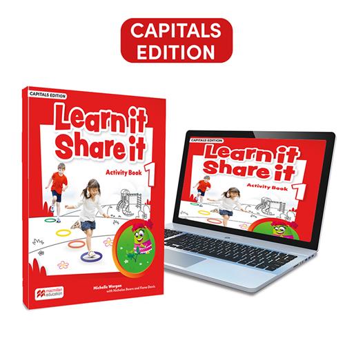 Learn it Share it 1 Activity Book Capital: cuaderno actividades versión MAYÚSCULA impreso/digital