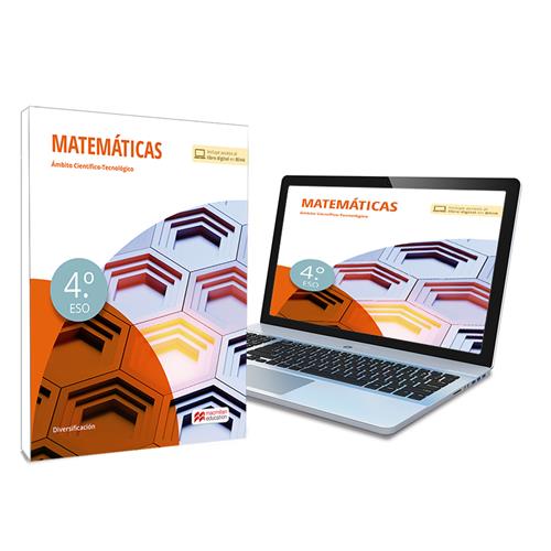 Matemáticas 4º - Libro de texto en formato físico de Diversificación Curricular 4º ESO