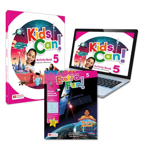 KIDS CAN! 5 Activity Book, ExtraFun & Pupil´s App: cuaderno de actividades impreso