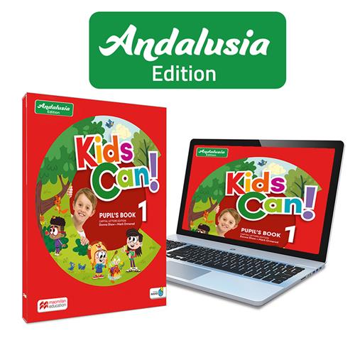 KIDS CAN! Andalucia 1 Pupils Book: libro de texto de inglés impreso con acceso a la versión digital