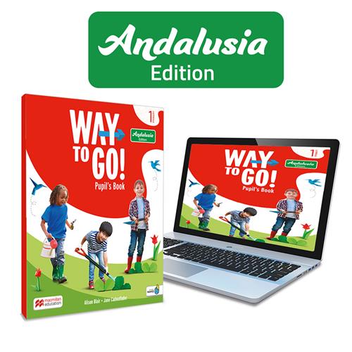 Way to Go! Andalucía 1 Pupils Book: libro de texto impreso con acceso a la versión digital
