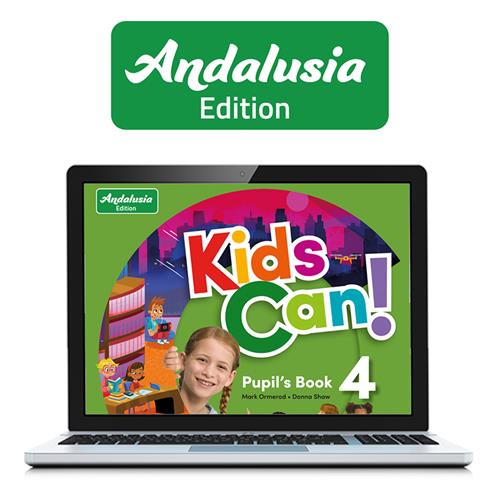 e: KIDS CAN! Andalucia 4 Pupils Book: libro de texto de inglés versión digital.
