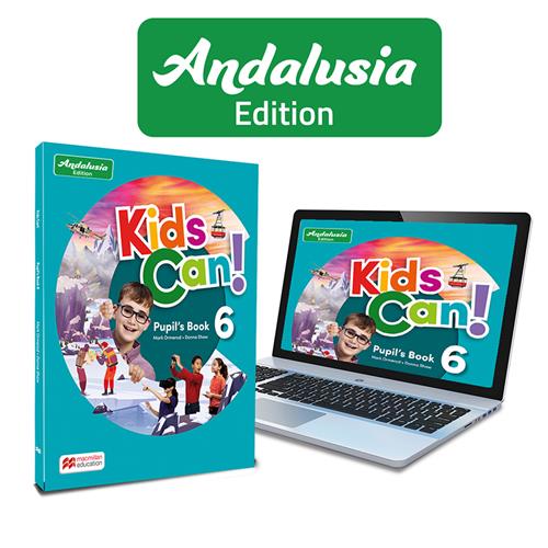 KIDS CAN! Andalucia 6 Pupils Book: libro de texto de inglés impreso con acceso a la versión digital