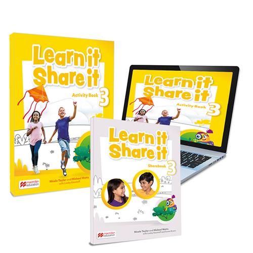 Learn it Share it 3 Pupils Book: Sharebook & libro de texto impreso con acceso a la versión digital