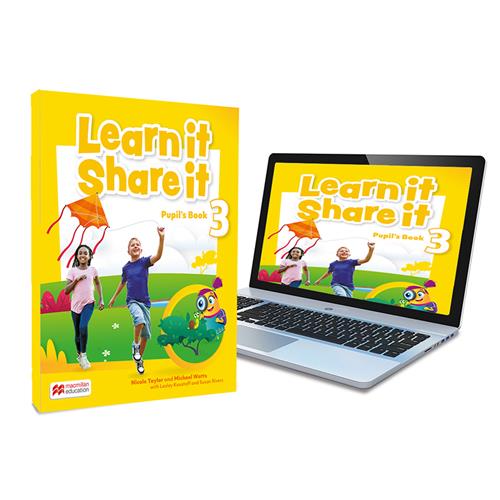 Learn it Share it 3 Pupils Book: libro de texto impreso con acceso a la versión digital