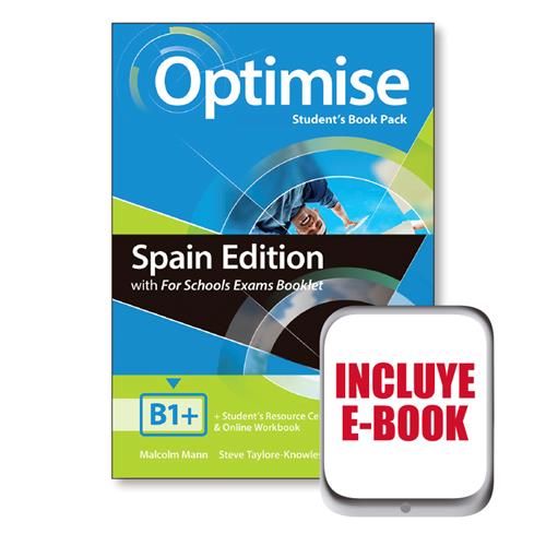 Optimise B1+ Student´s Book and Digital Student´s Book Pack