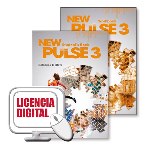 e: New Pulse 3 Digital Students Book + Online Work Book Pack - digital licence 2019