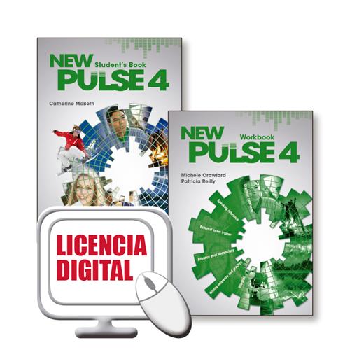 e: New Pulse 4 Digital Students Book + Online Work Book Pack - digital licence 2019