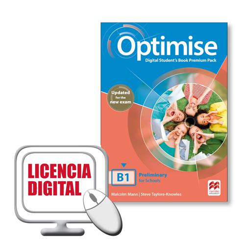 e: Optimise B1 Digital Students Book Premium Pack