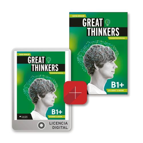 GREAT THINKERS B1+ Student´s Book and Digital Student´s
