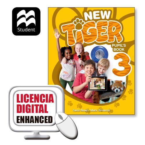 e: New Tiger Enhanced 3 Digital Pupils Book Pack