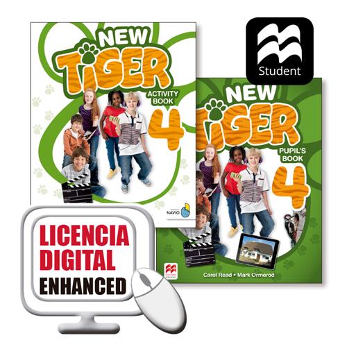 e: New Tiger Enhanced 4 Digital Pupils&Activity Pack