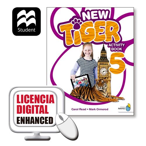e: New Tiger Enhanced 5 Digital Activity Book Pack