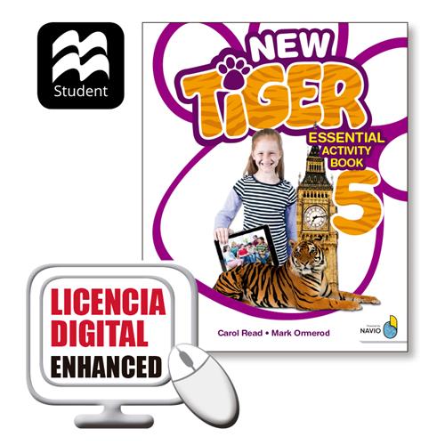 e: New Tiger Enhanced 5 Digital Essential Activity Book Pack