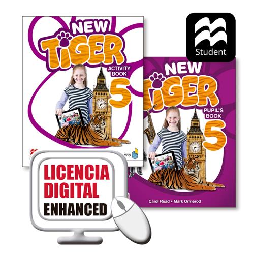 e: New Tiger Enhanced 5 Digital Pupils&Activity Pack